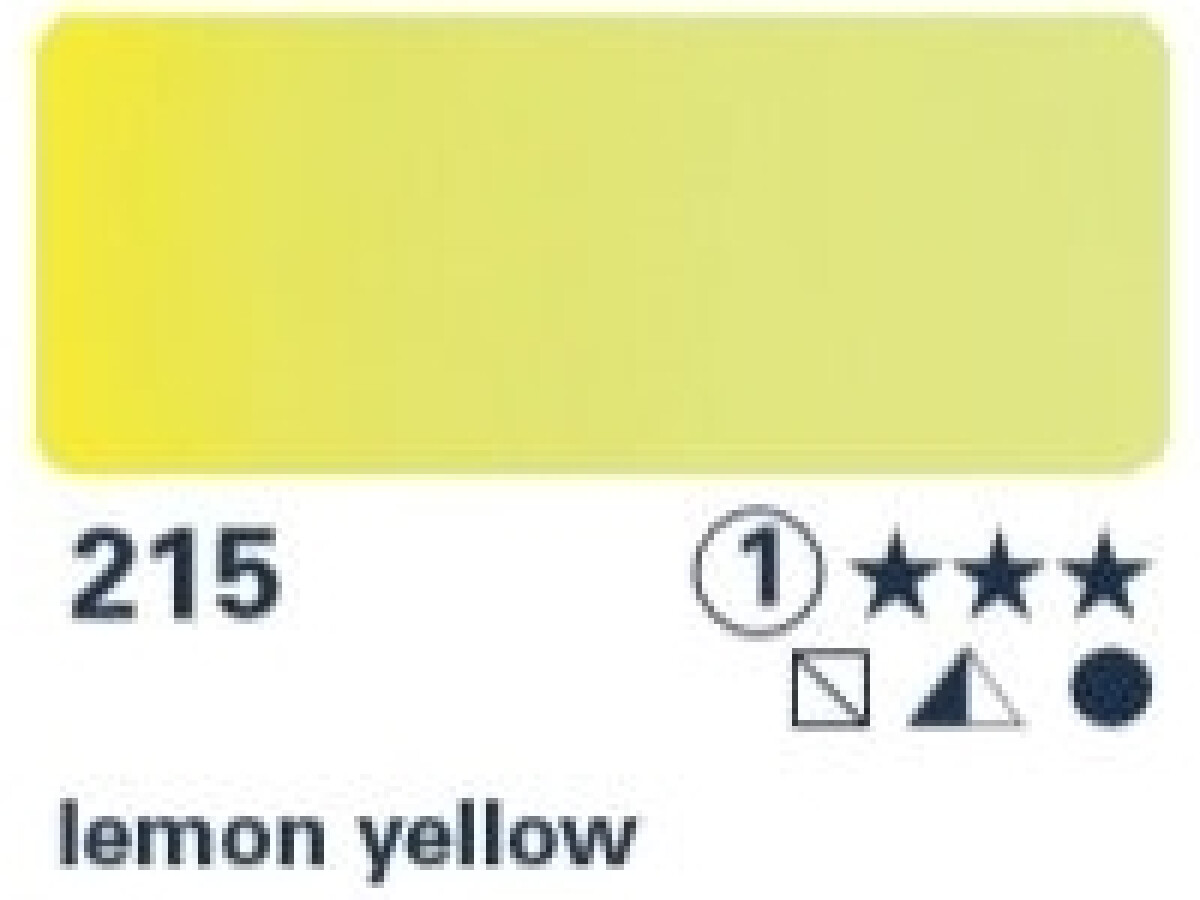 Akvarelová barva Horadam 15ml – 215 lemon yellow