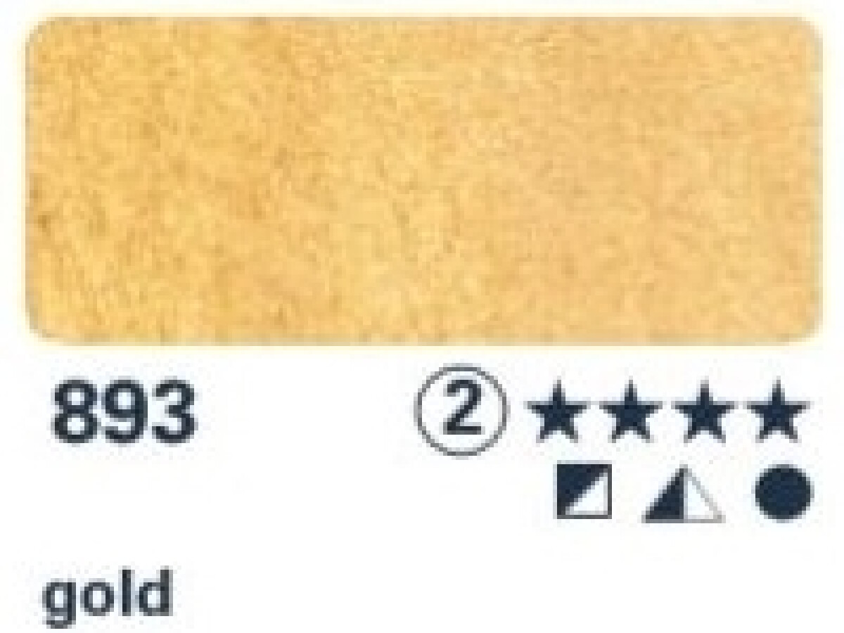 Akvarelová barva Horadam 15ml – 893 gold