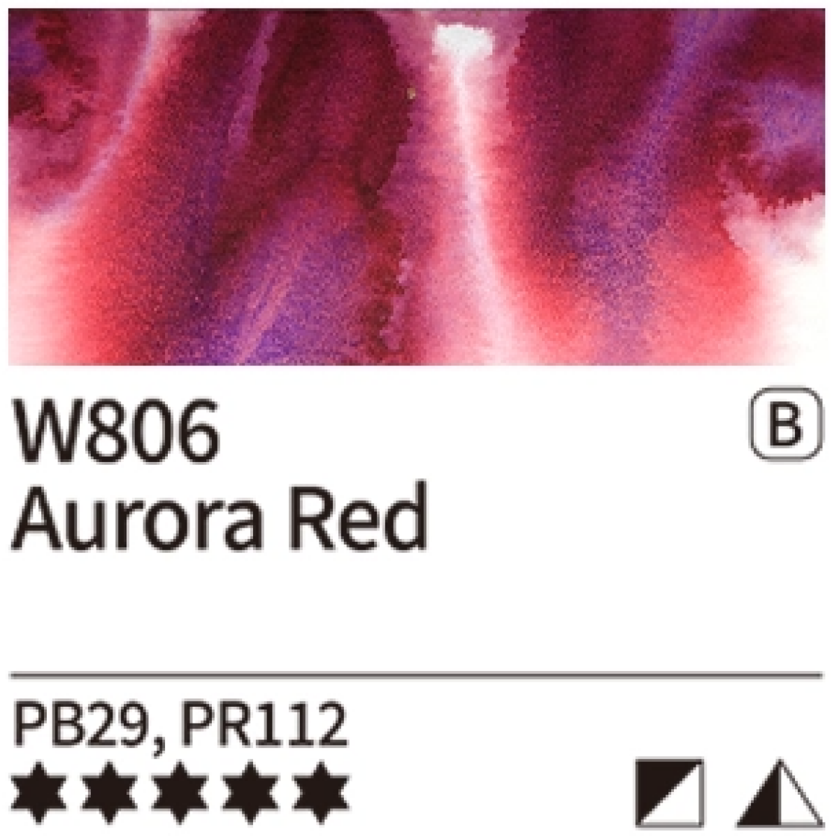 Levně Akvarelová barva Mijello Tourmaline 15ml – 806 Aurora Red