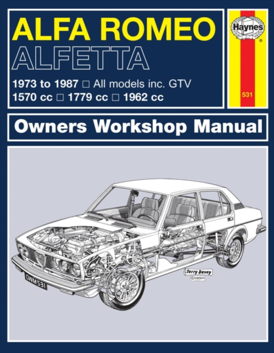 Kniha Alfa Romeo Alfetta (1973 - 1987) Haynes Repair Manual