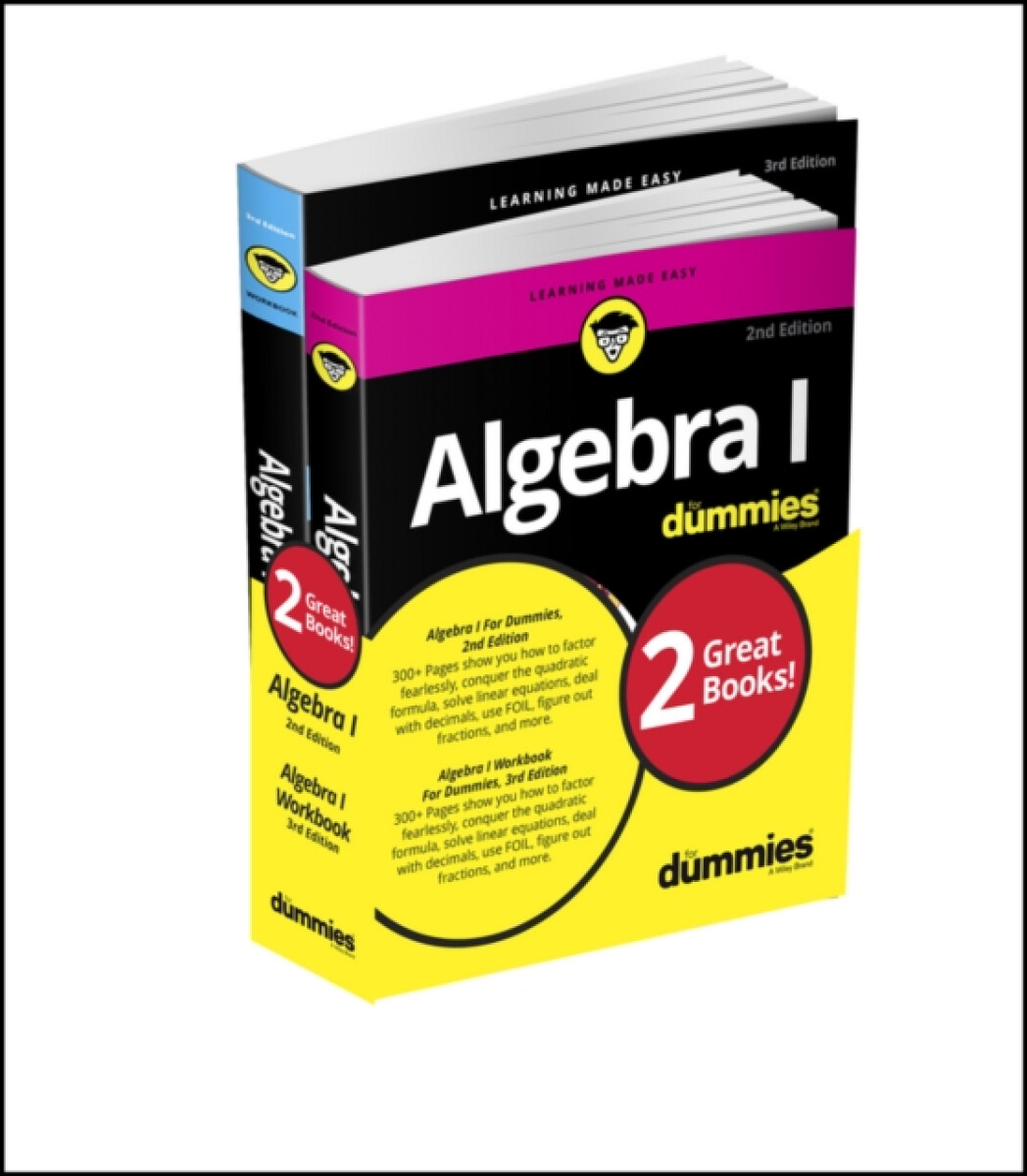 Kniha Algebra I For Dummies Book + Workbook Bundle