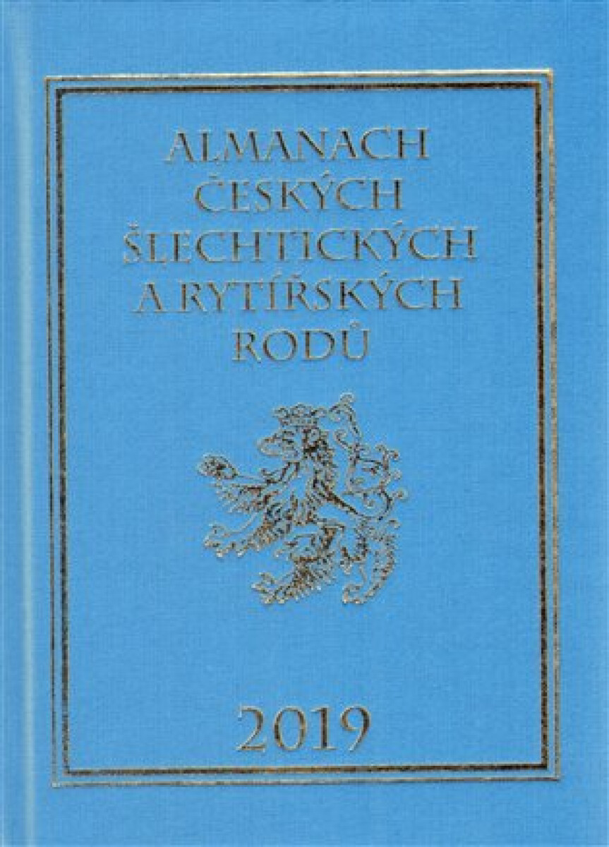Kniha Almanach českých šlechtických a rytířských rodů 2019