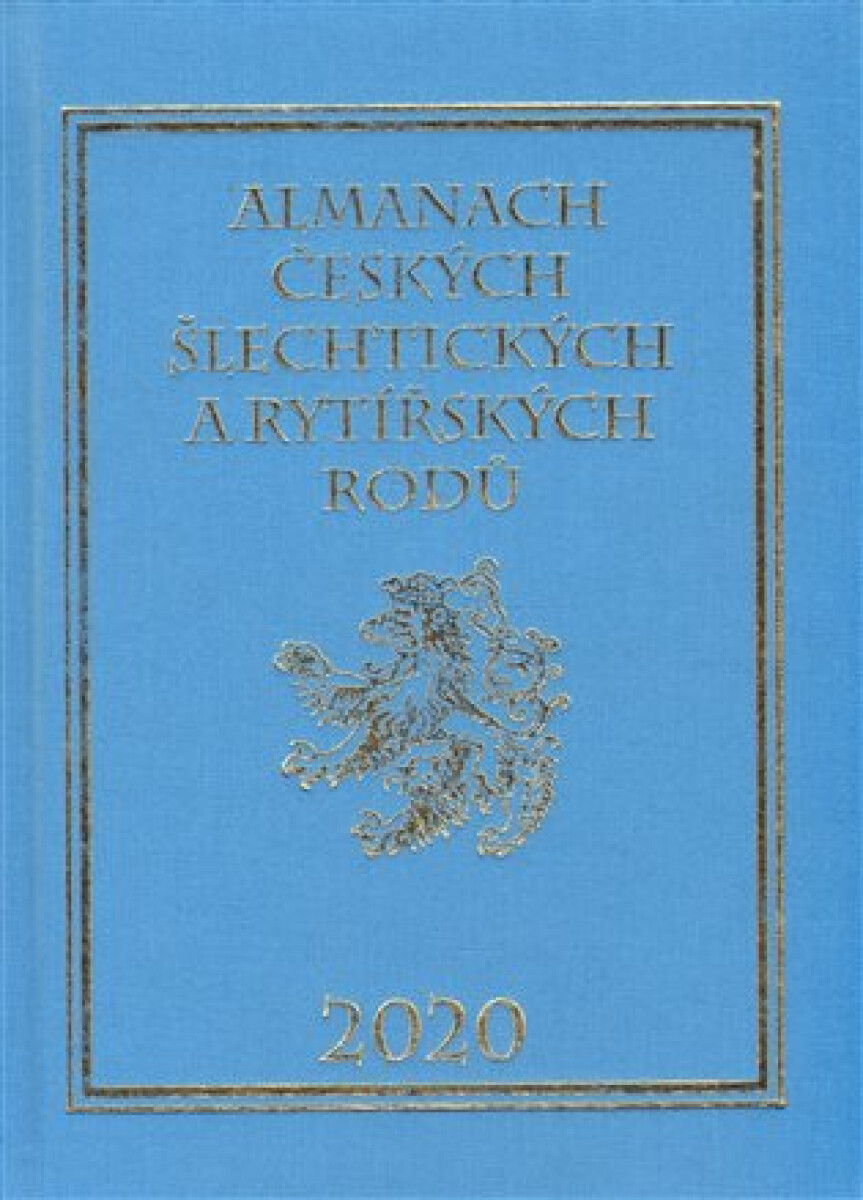 Kniha Almanach českých šlechtických a rytířských rodů 2020