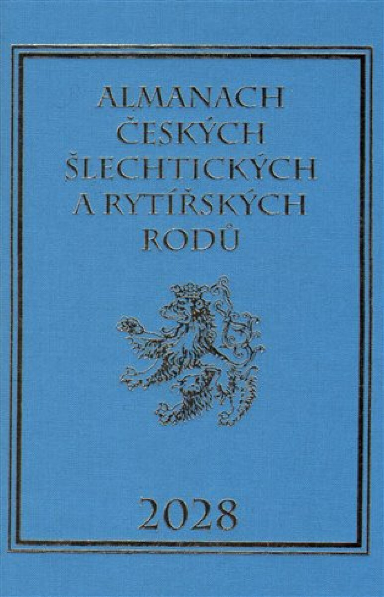 Kniha Almanach českých šlechtických a rytířských rodů 2028
