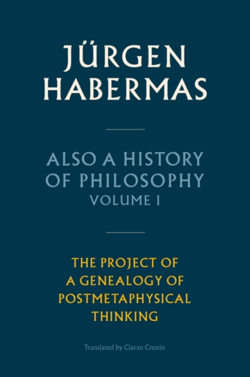 Kniha Also a History of Philosophy, Volume 1