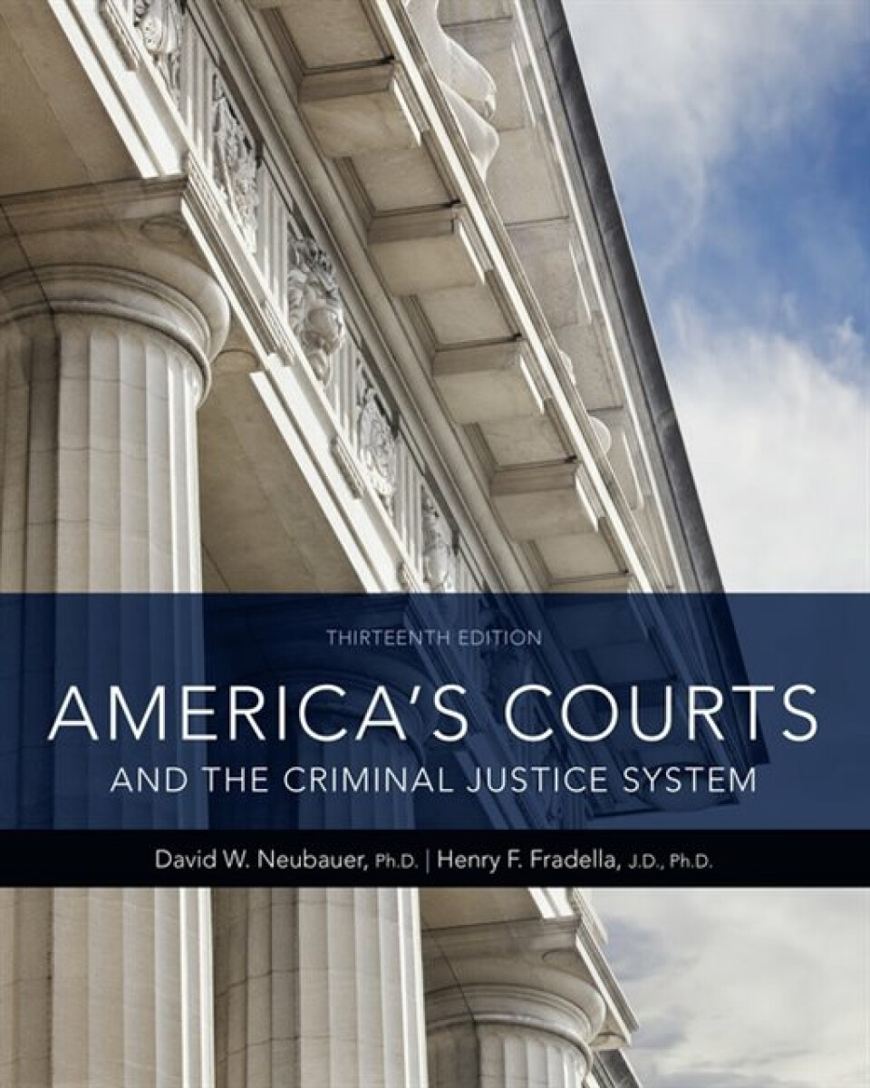 Kniha America's Courts and the Criminal Justice System