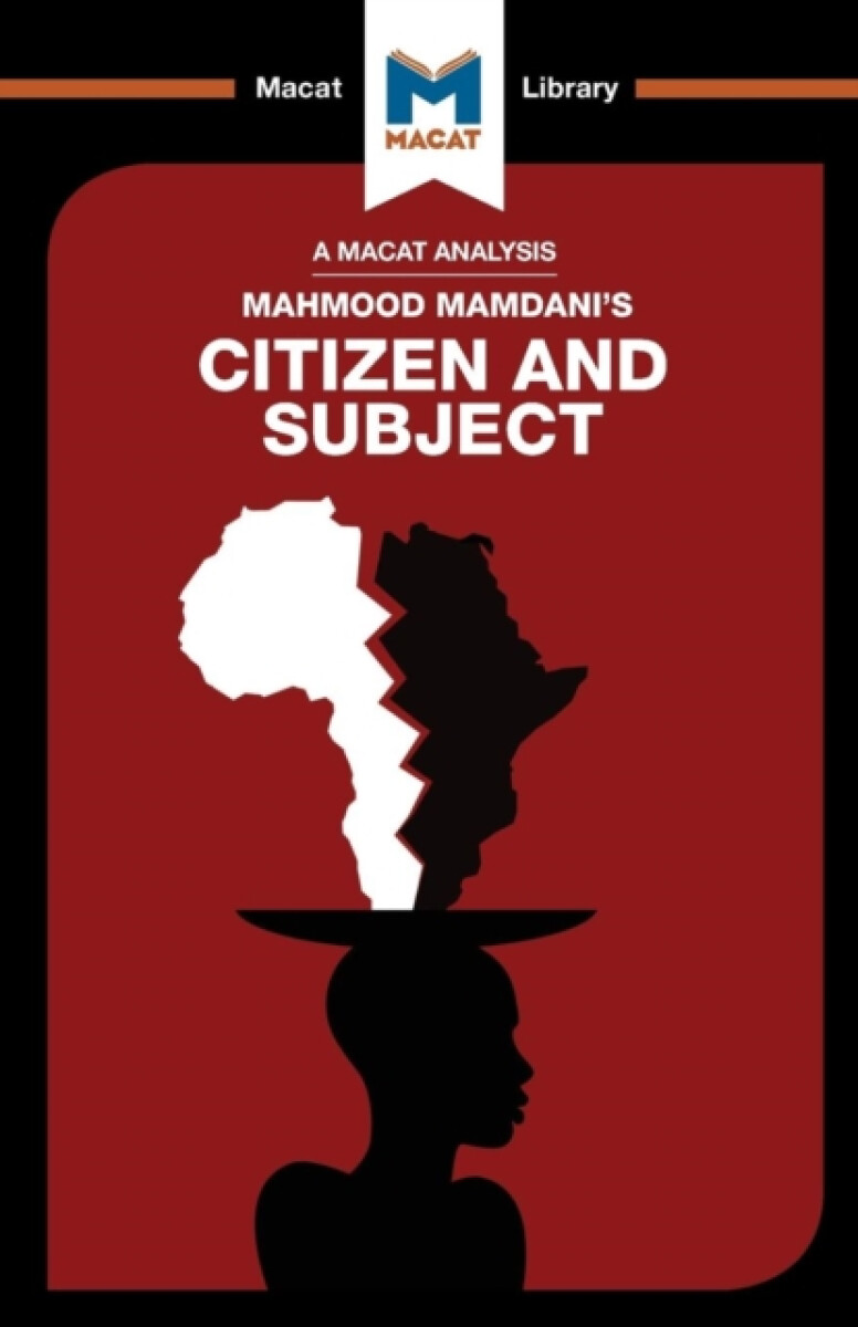 Kniha Analysis of Mahmood Mamdani's Citizen and Subject