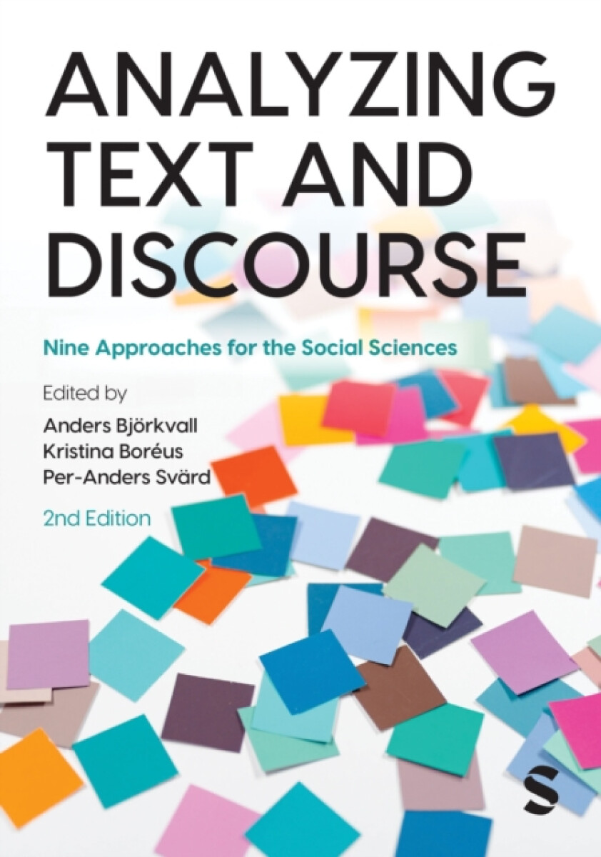 Analyzing Text and Discourse - Anders Bjorkvall, Per-Anders Svard, Kristina Boreus
