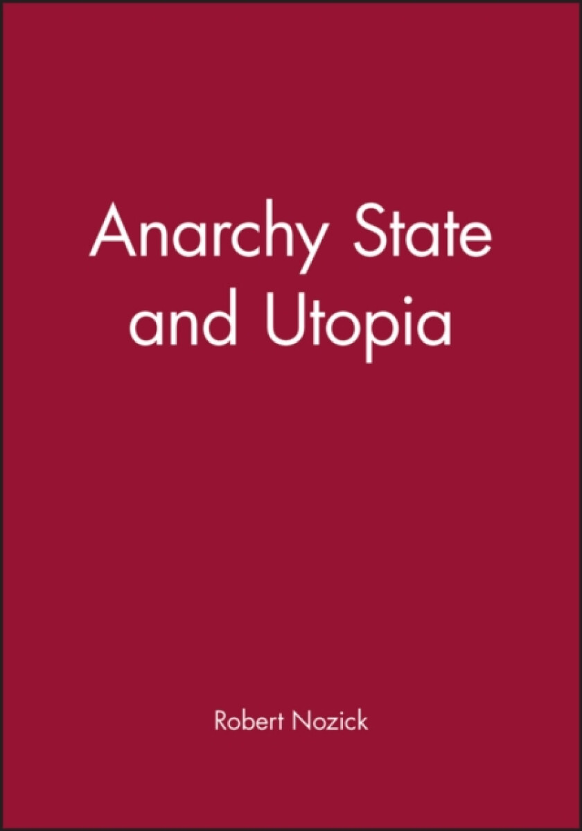 Kniha Anarchy State and Utopia
