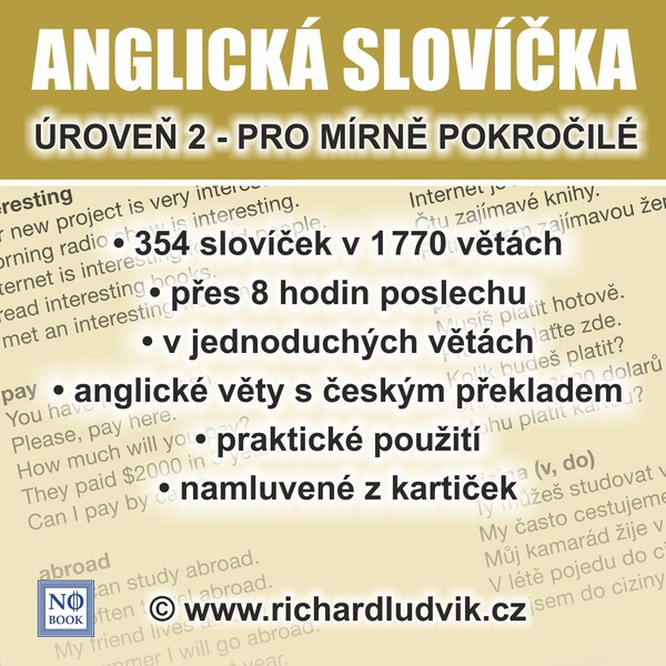 Levně Anglická slovíčka - úroveň 2 pro mírně pokročilé - Richard Ludvík - audiokniha