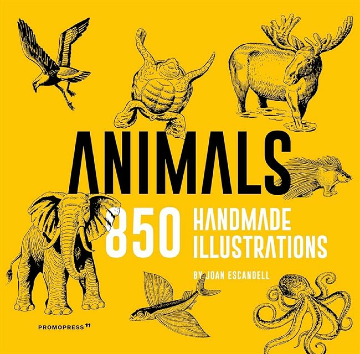 Kniha Animals: 850 Handmade Illustrations