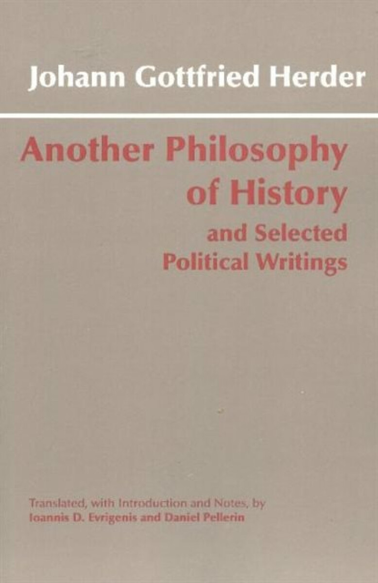 Kniha Another Philosophy of History and Selected Political Writings