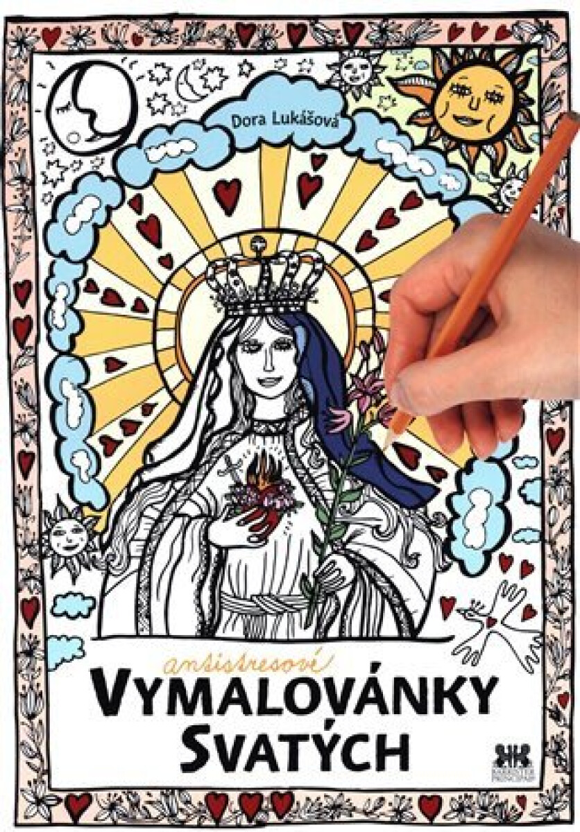 Kniha Antistresové vymalovánky svatých