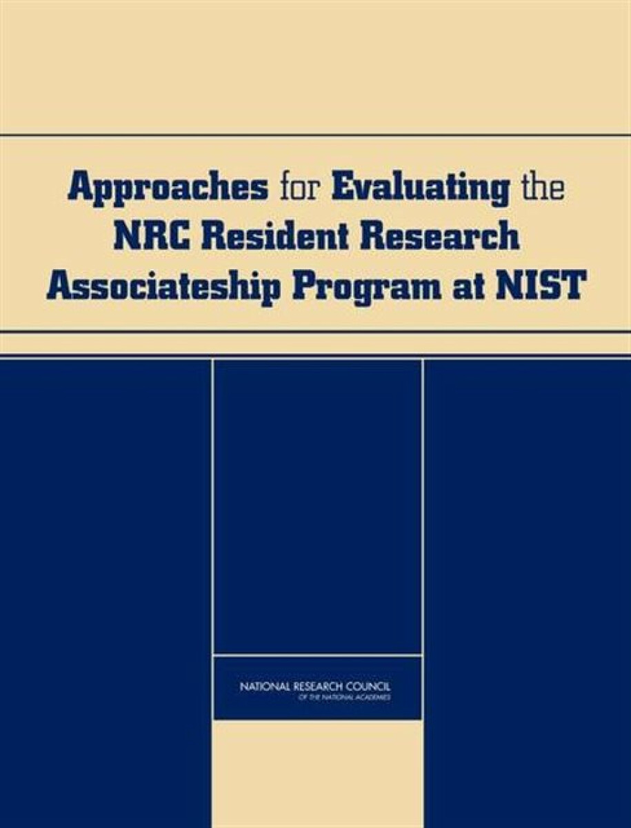 Kniha Approaches for Evaluating the NRC Resident Research Associateship Program at NIST