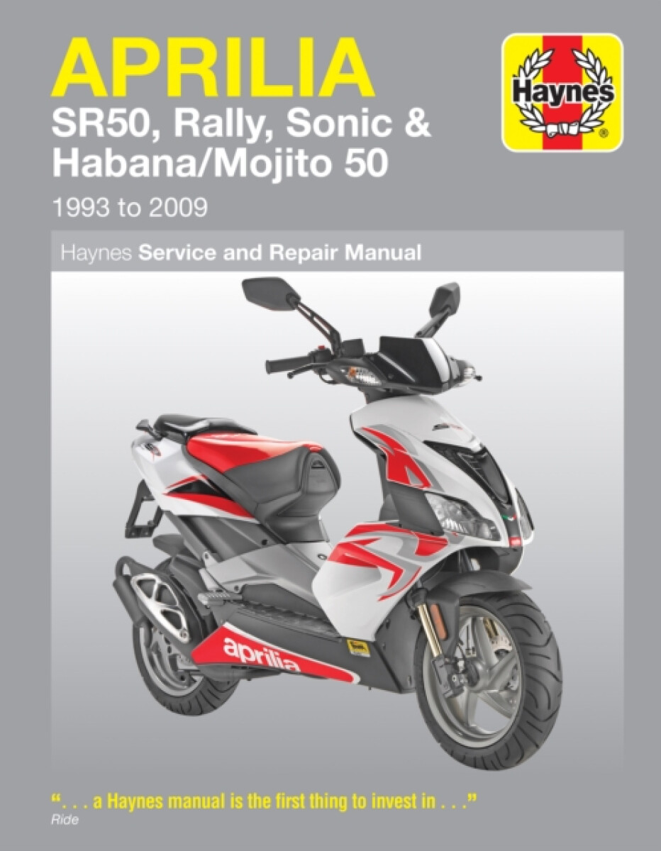 Kniha Aprilia SR50, Rally, Sonic a Habana/Mojito Scooters (93 - 09)