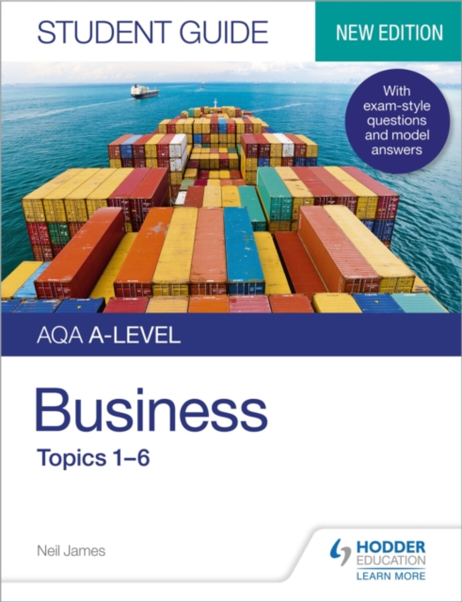 Kniha AQA A-level Business Student Guide 1: Topics 1–6
