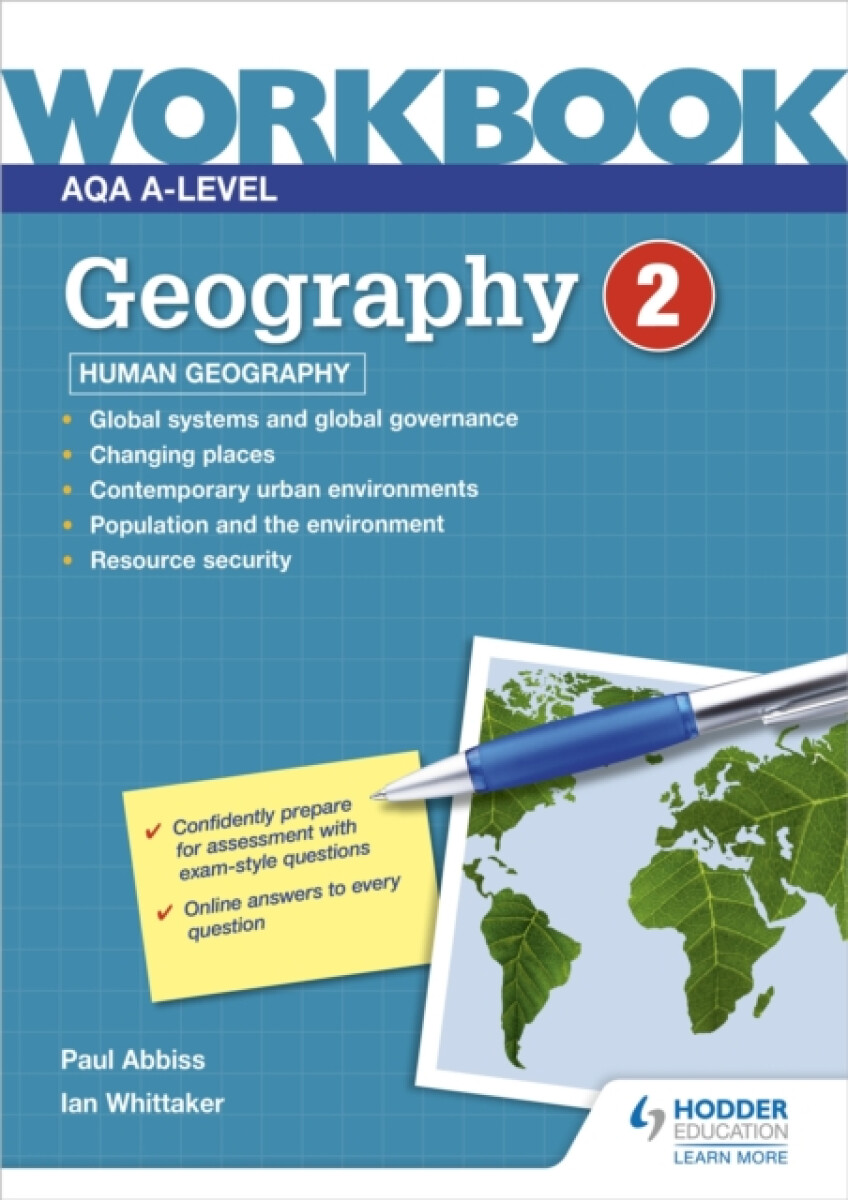 Kniha AQA A-level Geography Workbook 2: Human Geography