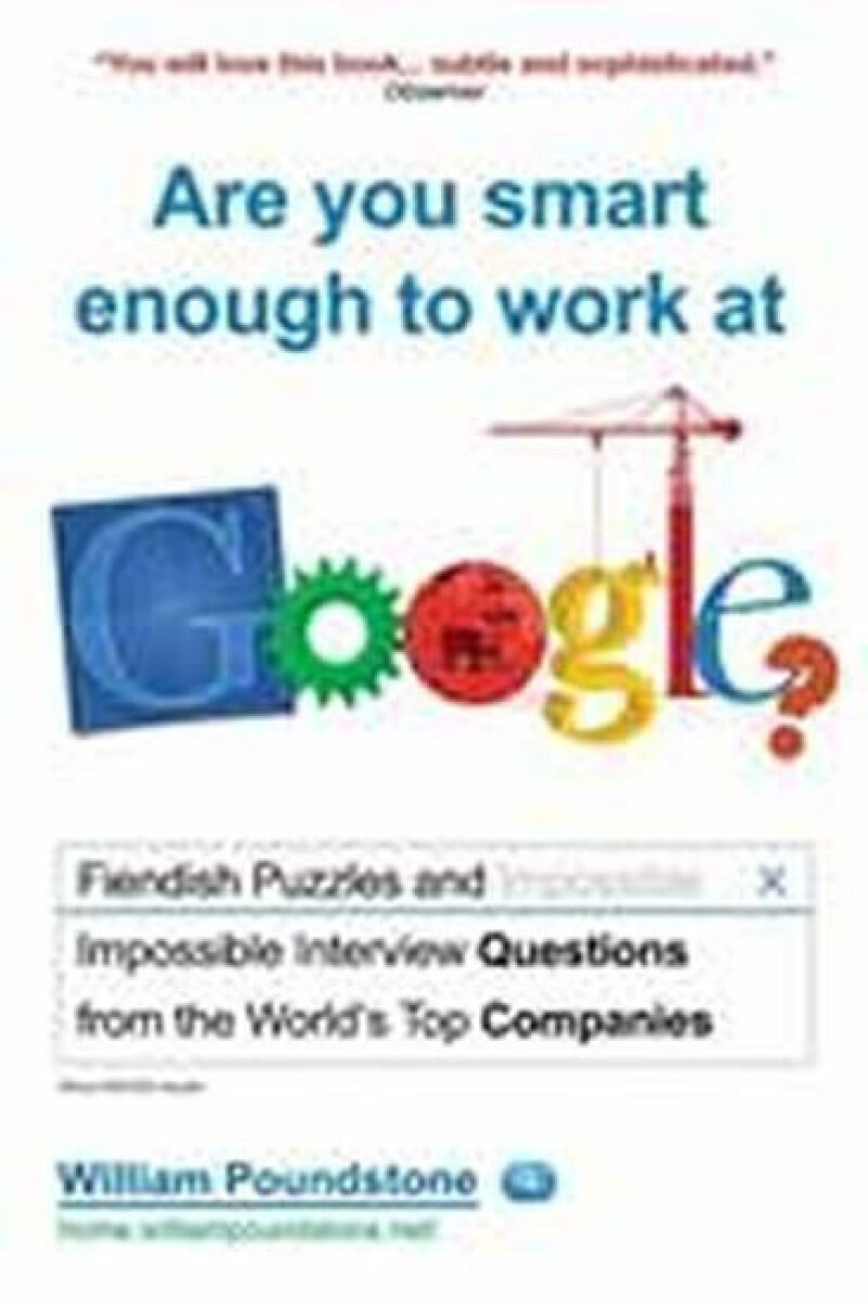 Kniha Are you smart enough to work at Google?