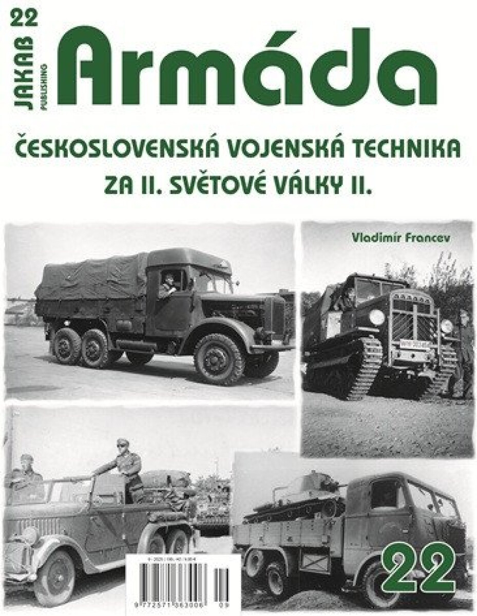 Kniha Armáda 22 Československá vojenská technika za II. světové války II.
