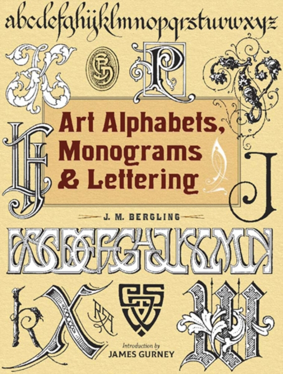 Kniha Art Alphabets, Monograms, and Lettering