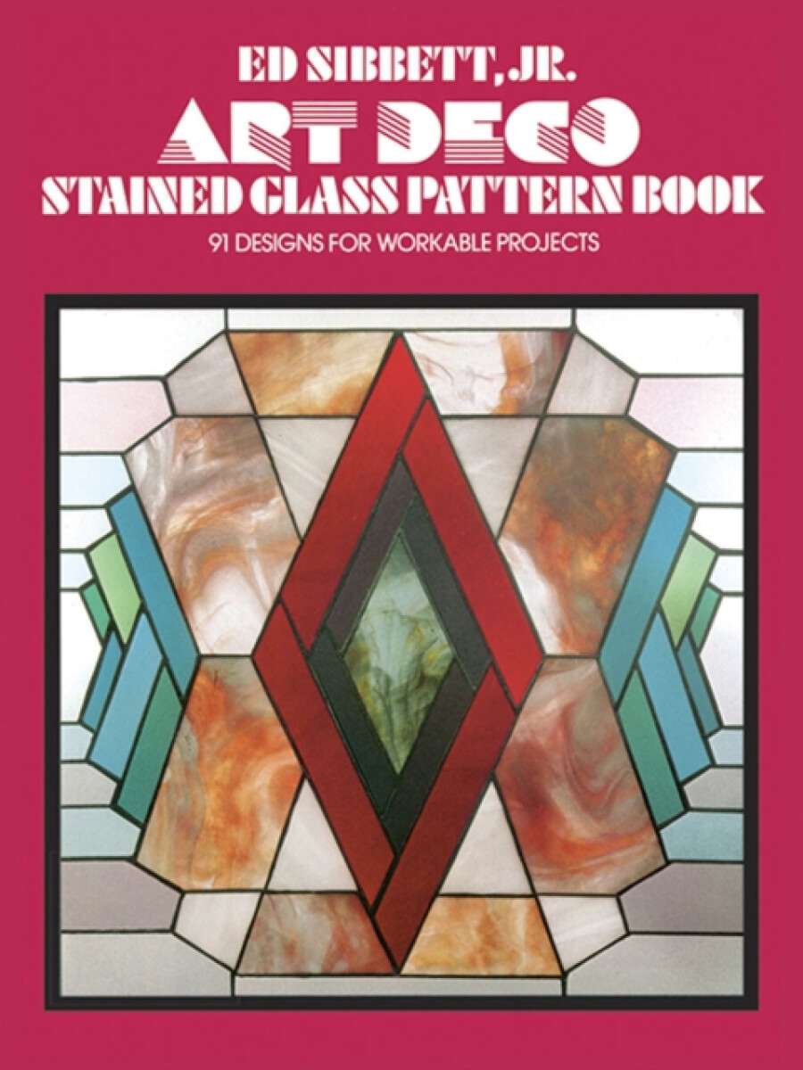 Kniha Art Deco Stained Glass Pattern Book