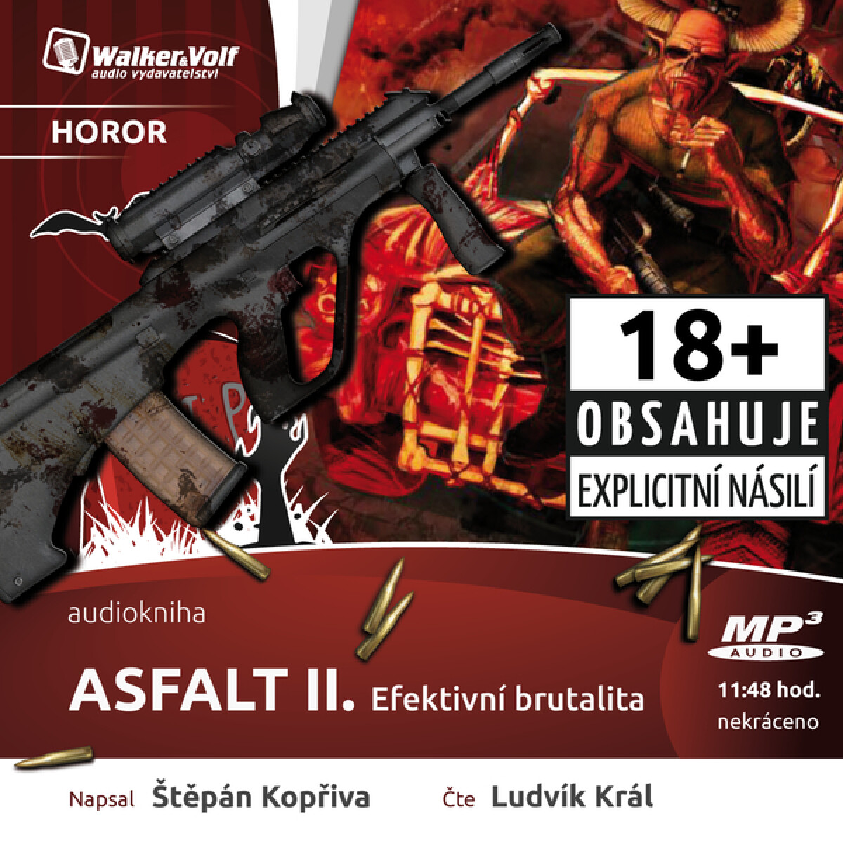 Levně Asfalt II. - Efektivní brutalita - Štěpán Kopřiva - audiokniha