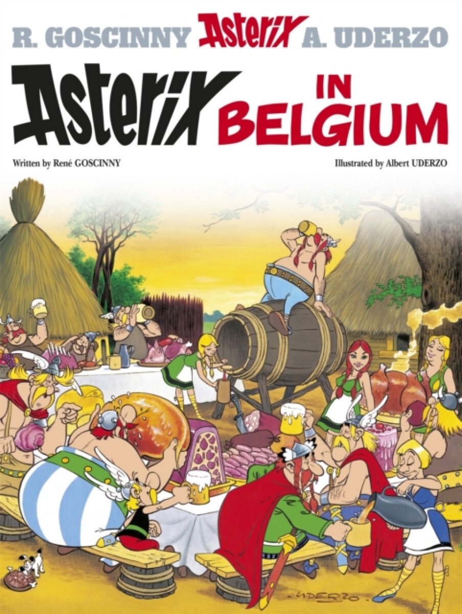 Kniha Asterix in Belgium