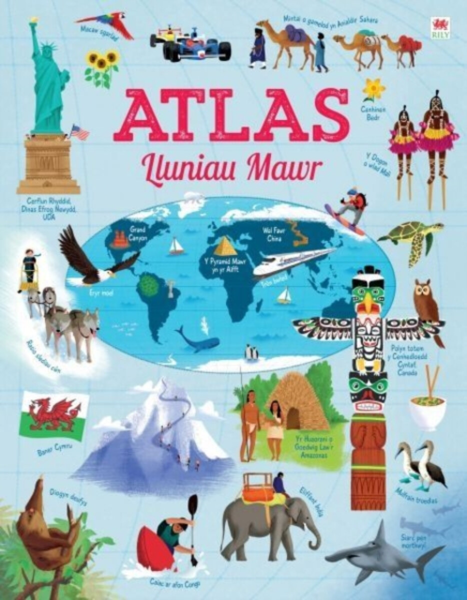 Kniha Atlas Lluniau Mawr