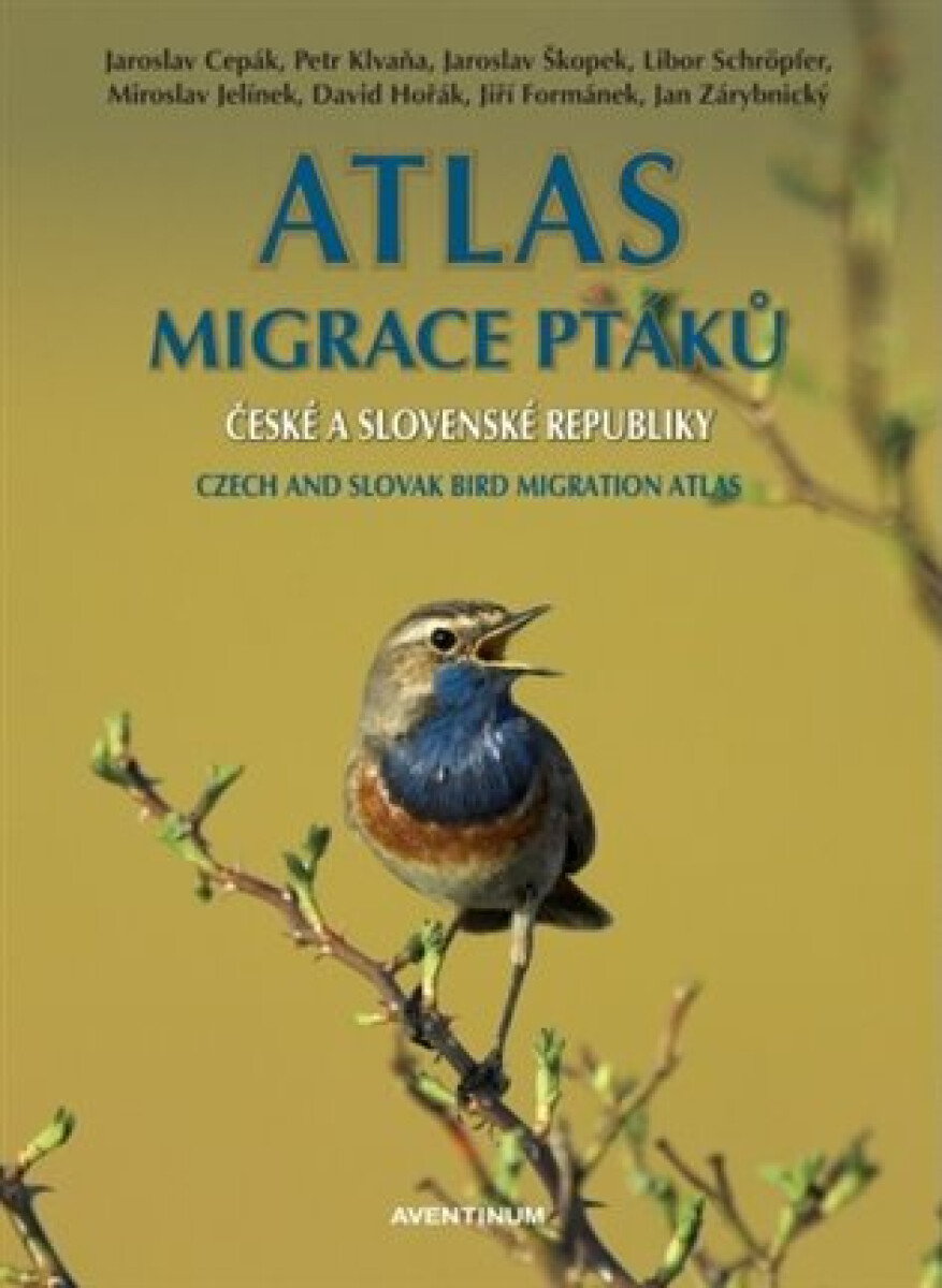 Kniha Atlas migrace ptáků ČR a SR