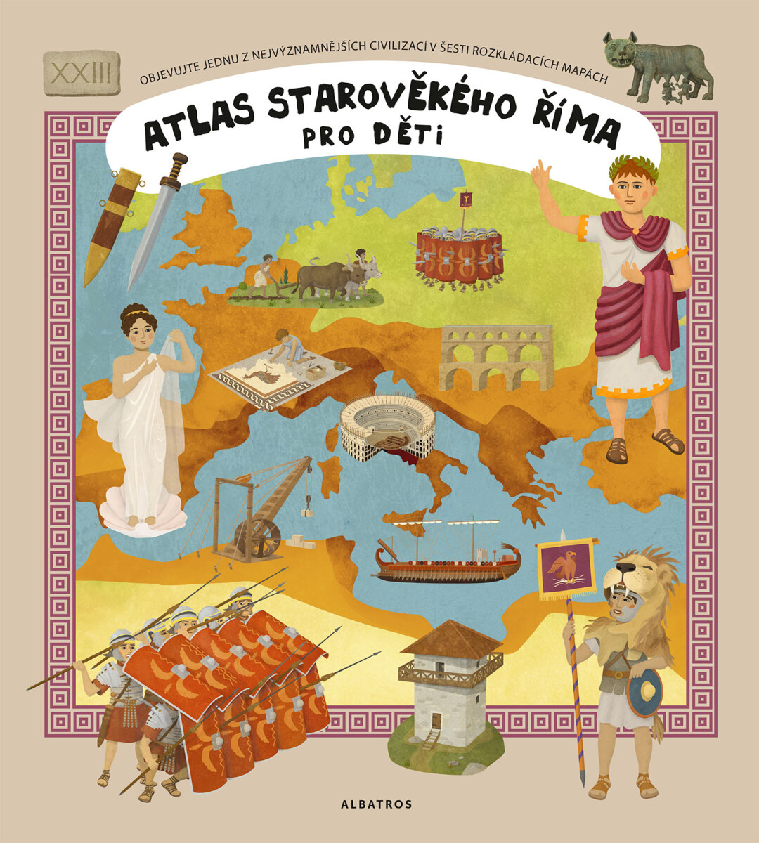 Atlas starověkého Říma pro děti - Oldřich Růžička