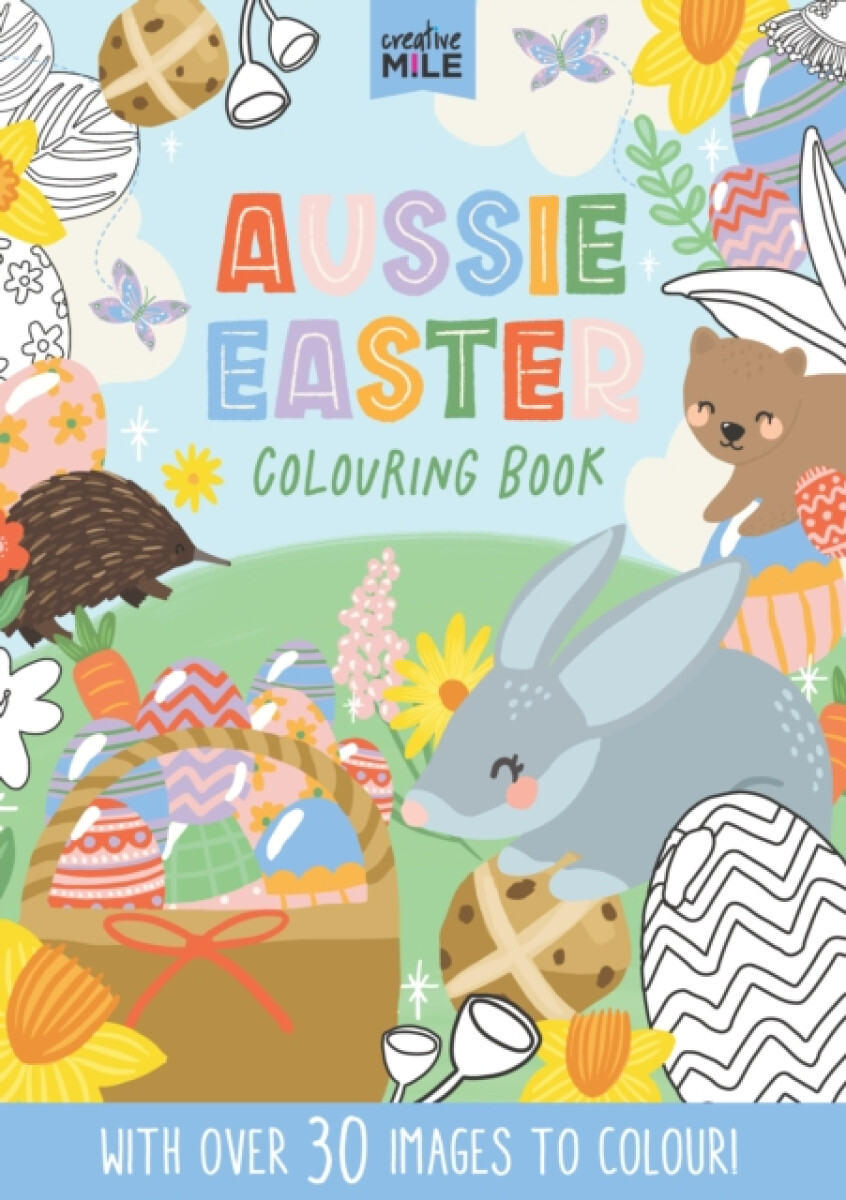 Aussie Easter Colouring Book - Creative Mile