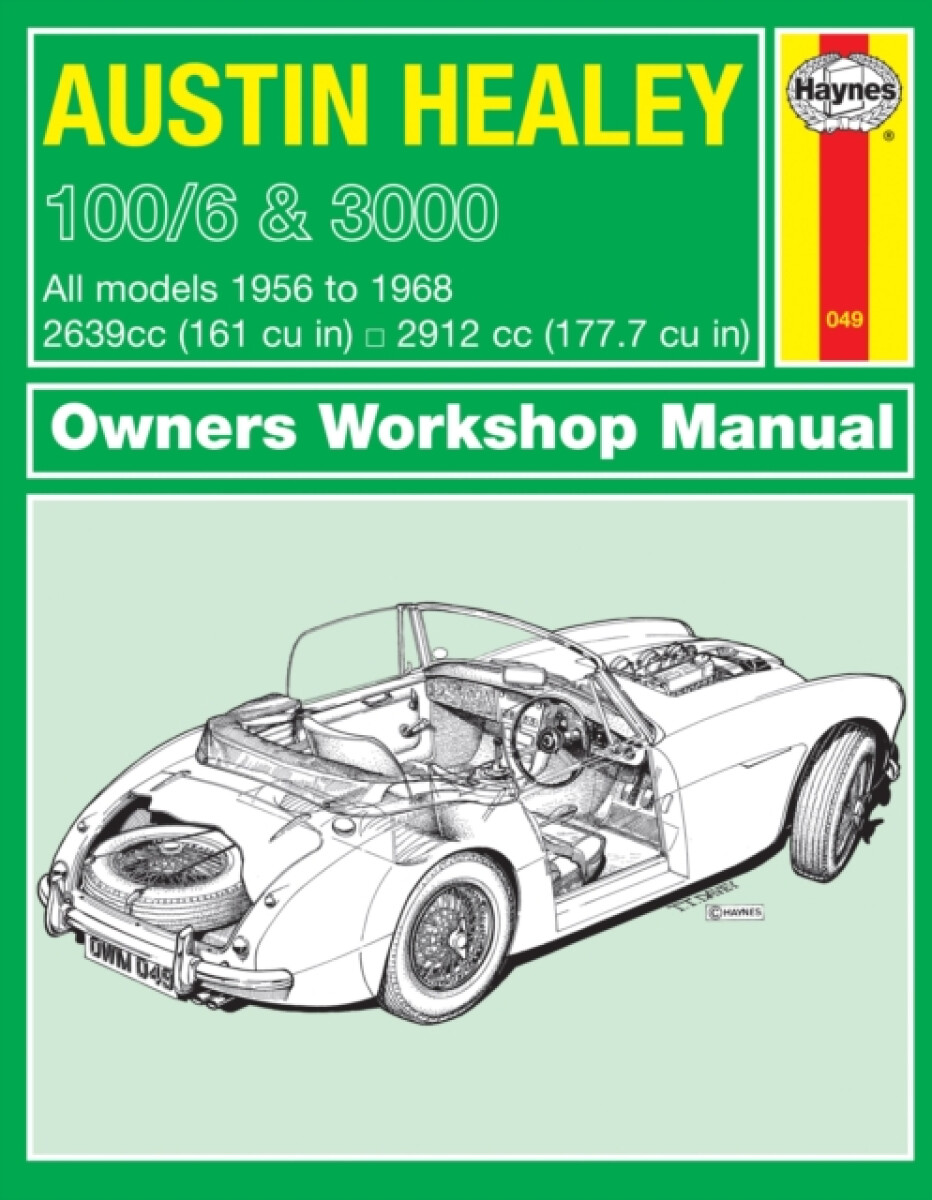Kniha Austin Healey 100/6 a 3000 (56 - 68) Haynes Repair Manual