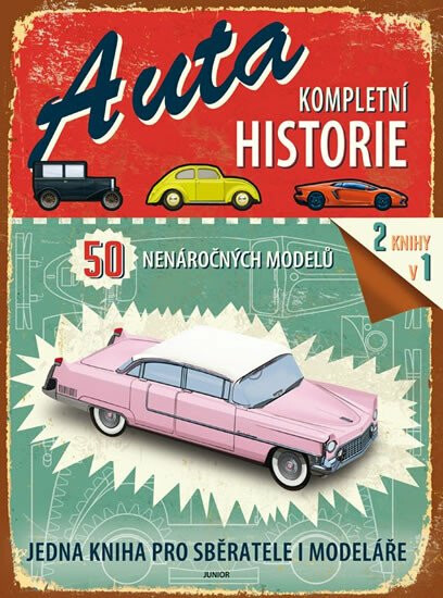 Auta - kompletní historie. 50 nenáročných modelů koupíte na Knihydobrovsky.cz