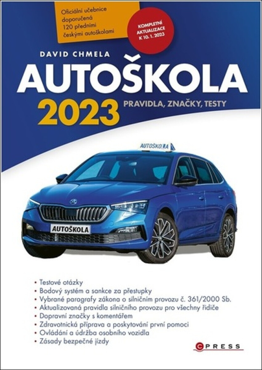 Autoškola 2023 CZ koupíte na Knihydobrovsky.cz