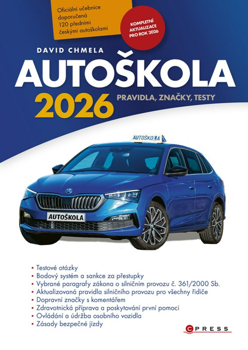 Kniha Autoškola 2026