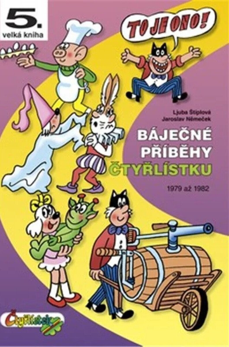 Kniha Báječné příběhy Čtyřlístku