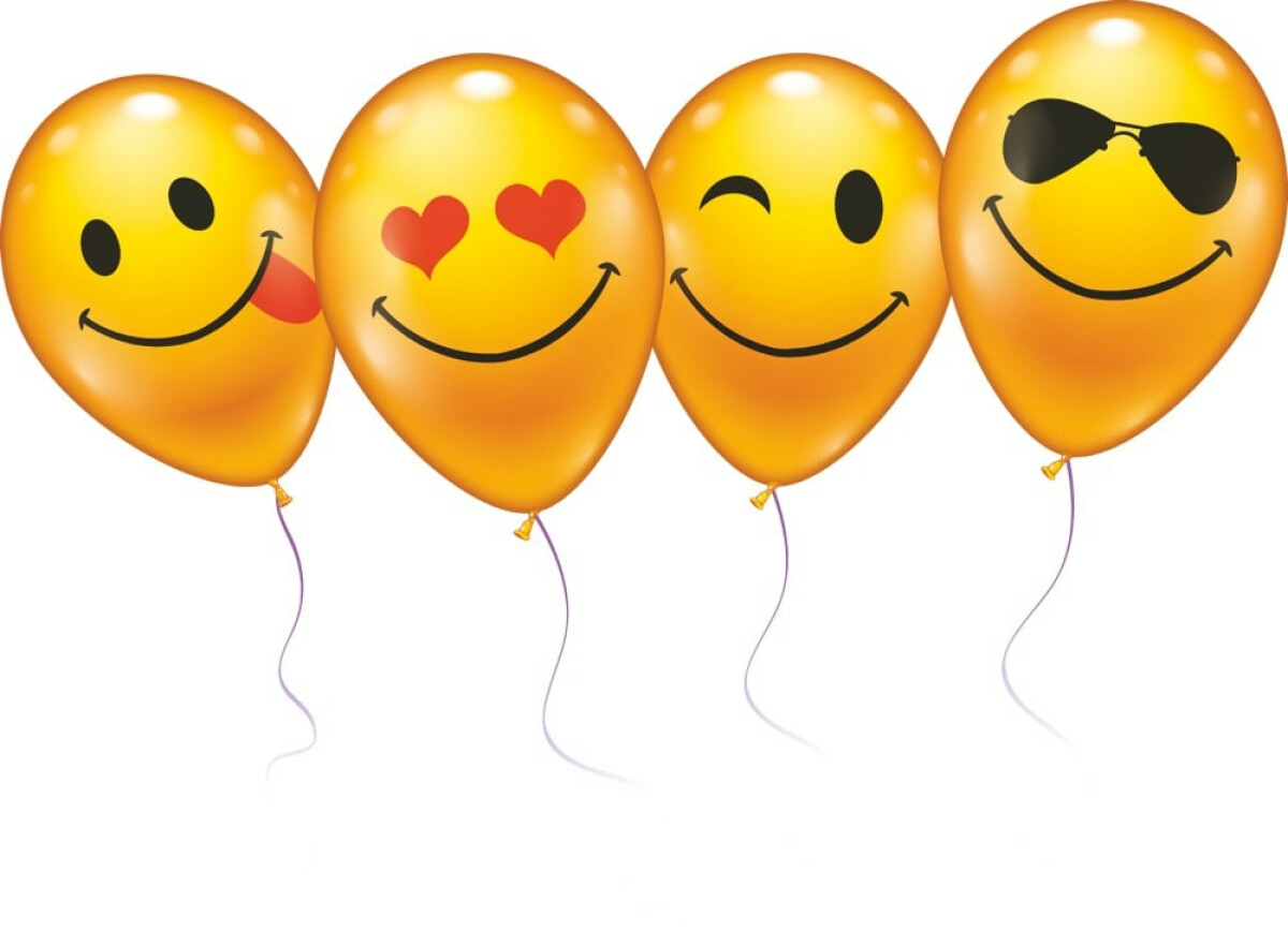 Balonky 6ks smajlík