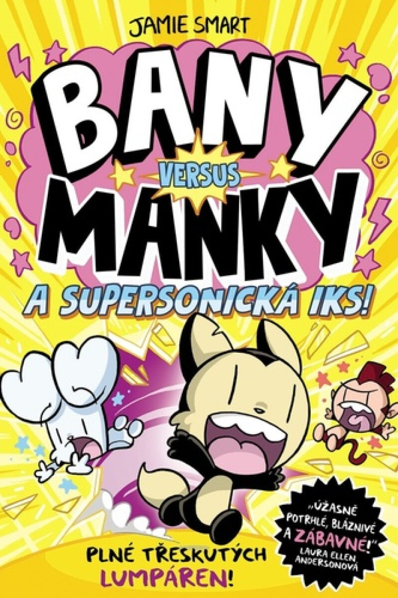Kniha Bany versus Manky a supersonická Iks