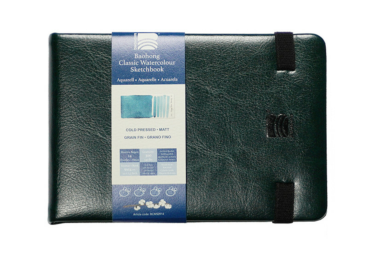 Baohong - Classic Sketchbook 90x140mm cold pressed 300g