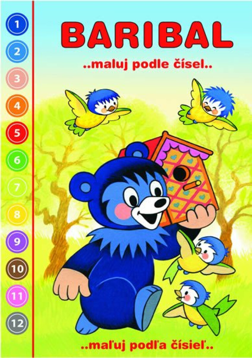 Kniha Baribal: Maluj podle čísel