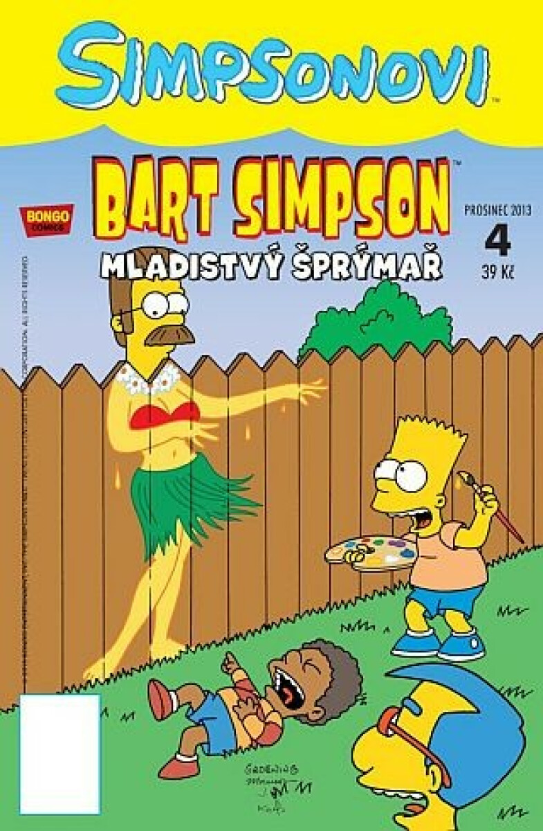 Kniha Bart Simpson Mladistvý šprýmař 4/2013