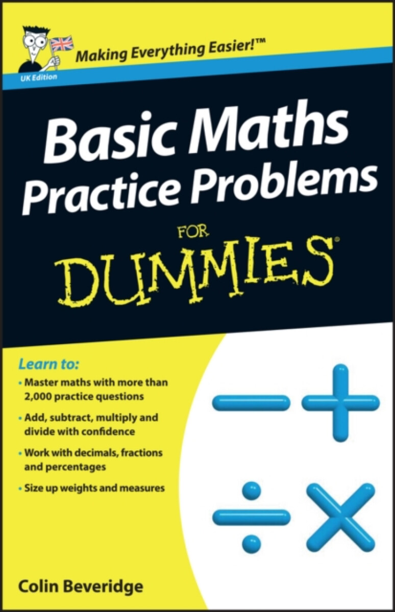 Kniha Basic Maths Practice Problems For Dummies
