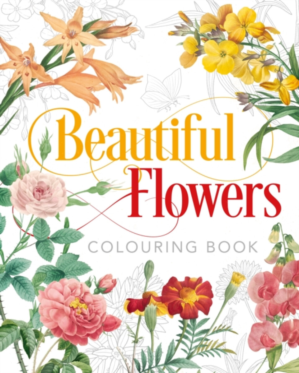 Kniha Beautiful Flowers Colouring Book