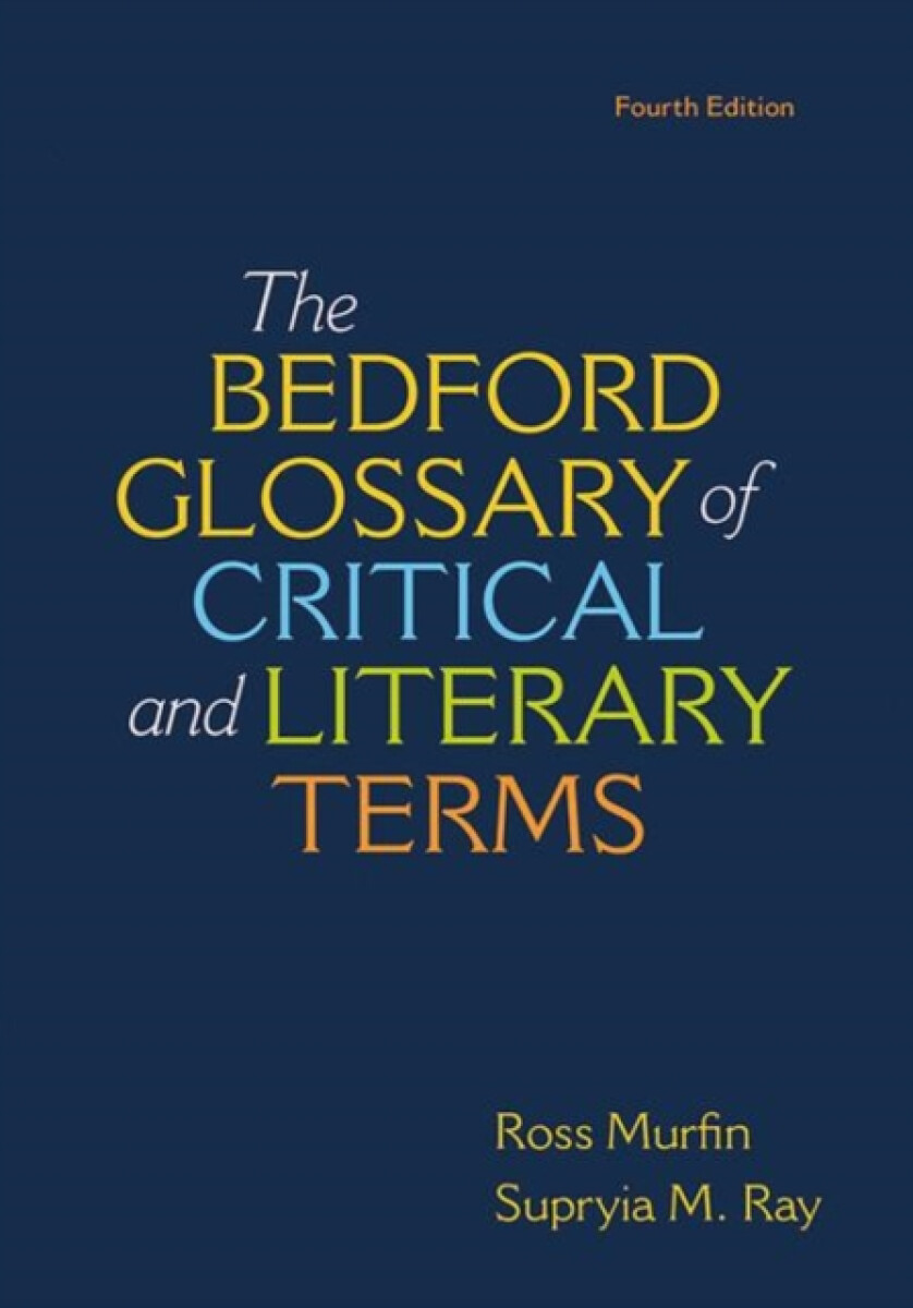 Kniha Bedford Glossary of Critical a Literary Terms
