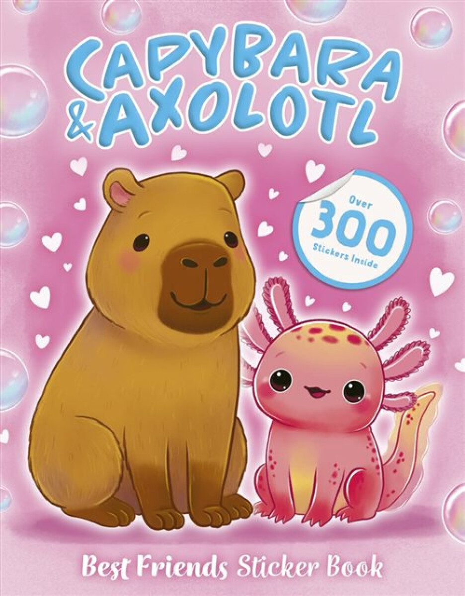 Kniha Best Friends Sticker Book: Capybara and Axolotl