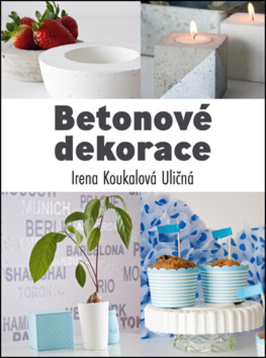 Kniha Betonové dekorace