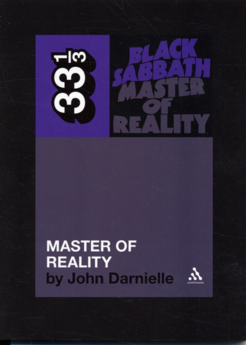 Kniha Black Sabbath's Master of Reality