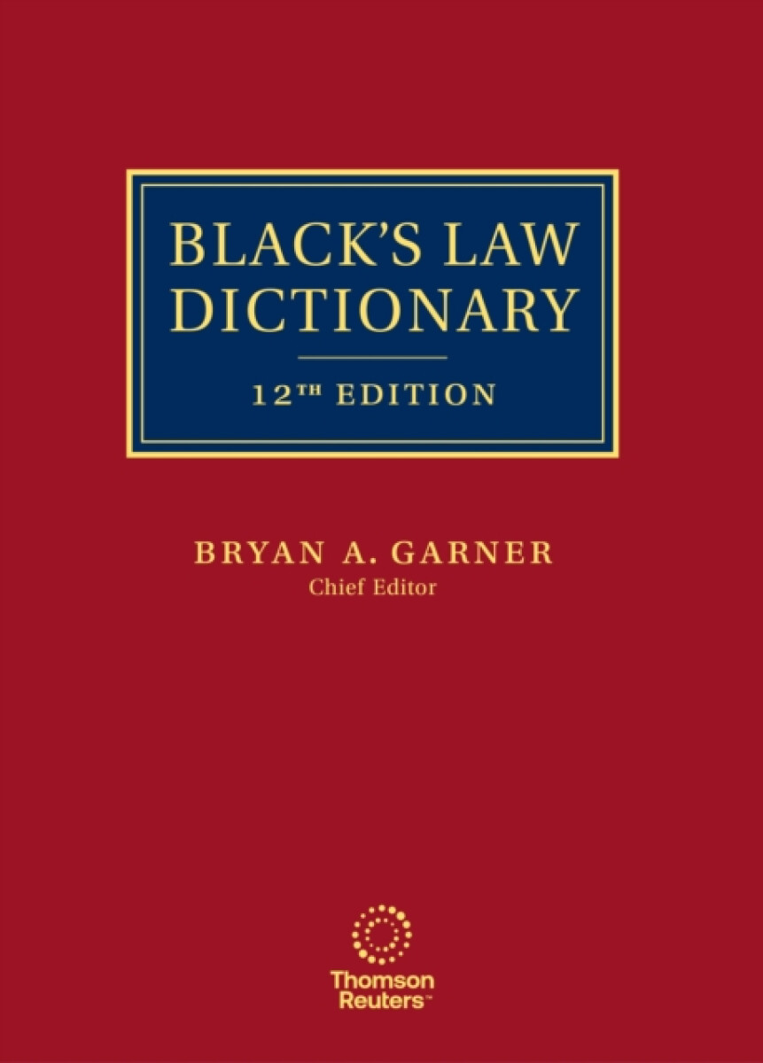 Kniha Blacks Law Dictionary