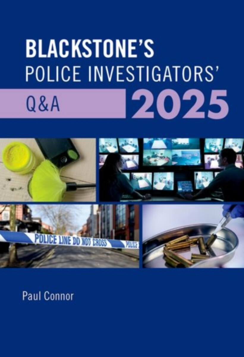 Blackstone's Police Investigators' QaA 2025