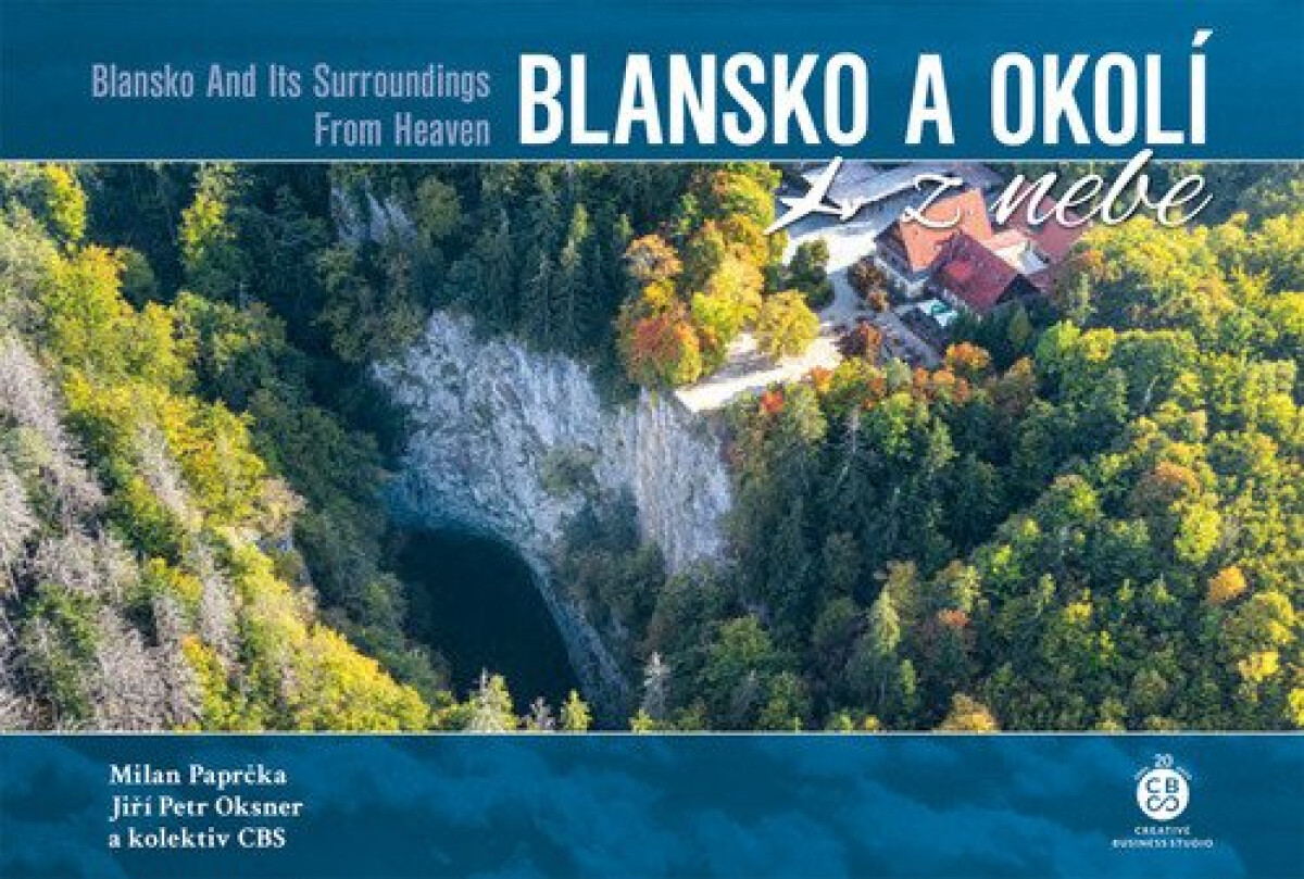 Kniha Blansko a okolí z nebe